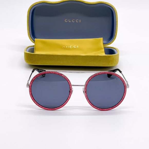 Sale! New Gucci Women's 56mm Black and Red Sunglasses! - Picture 2 of 7